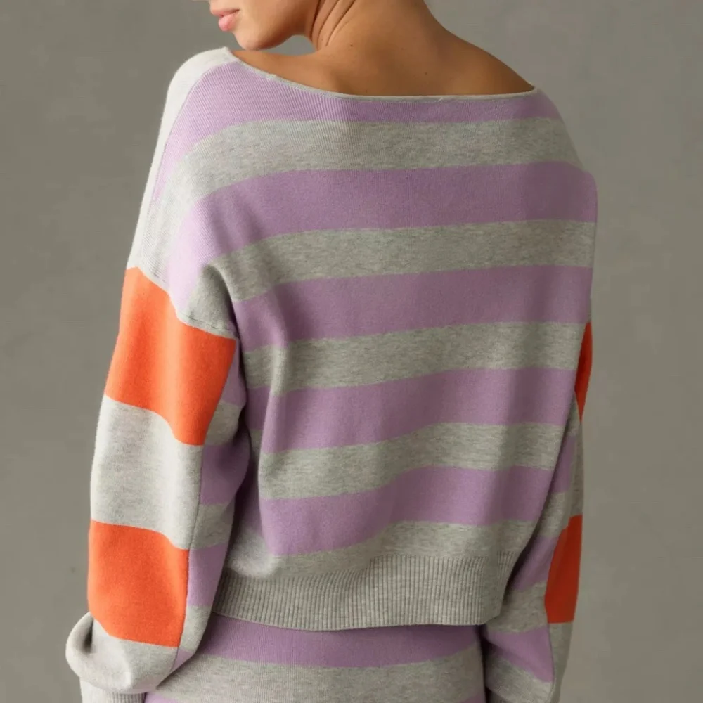 Daily Practice * Anthropologie * Glen Striped Sweater * Size S * Like New! - Picture 3 of 11